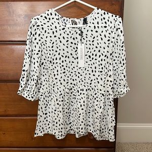 ASOS Nobody’s Child Short Sleeve Top sz 6